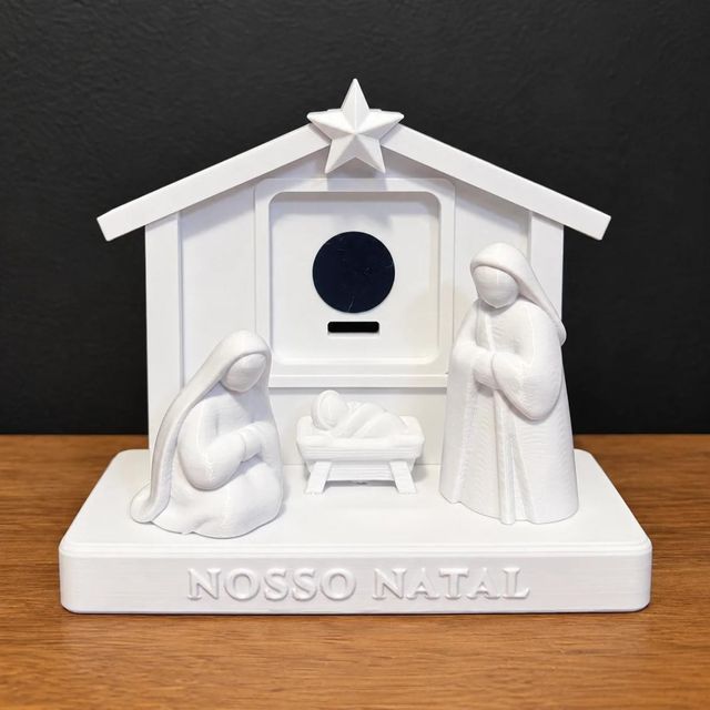 Presépio Nosso Natal com Foto-Ímã