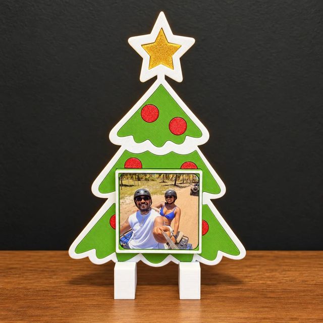 Árvore de Natal com Foto-Ímã