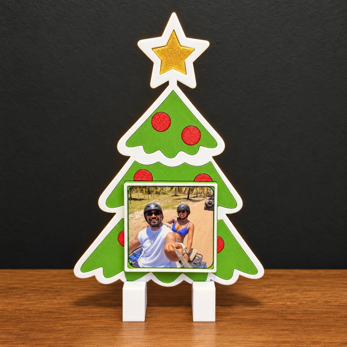 Árvore de Natal com Foto-Ímã — foto 1